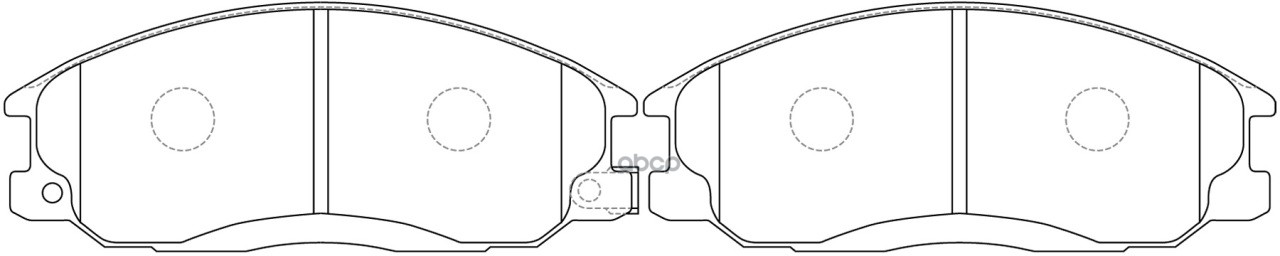 Колодки тормозные передние (HYUNDAI H1/STAREX, H1 (TQ), SANTA FE. SSANGYONG ACTYON) BP10103 SB Nagamochi арт. BP10103