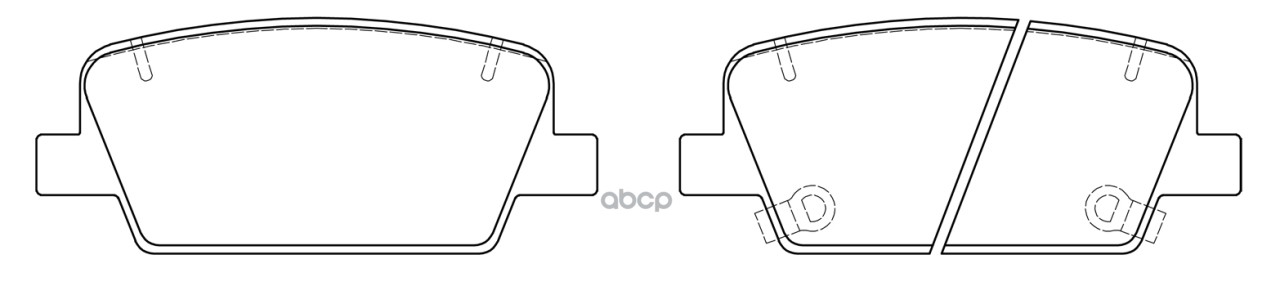 Колодки тормозные дисковые задние SB Nagamochi арт. BP11026