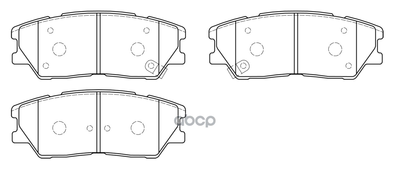 Колодки тормозные дисковые передние SB Nagamochi арт. BP11031