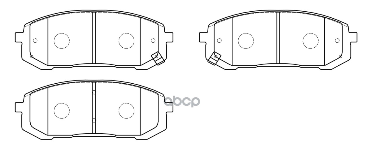 Колодки тормозные дисковые передние SB Nagamochi арт. BP11034