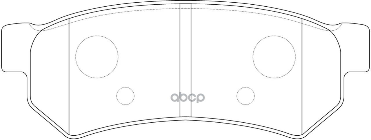 Колодки тормозные задние CHEVROLET LACETTI 07-/DAEWOO NUBIRA BP12442 SB Nagamochi арт. BP12442