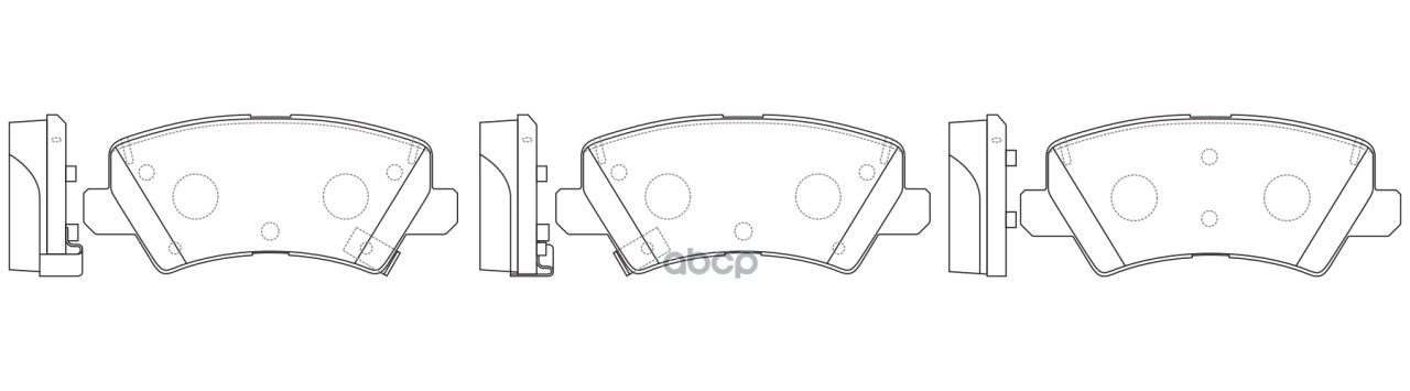 Колодки задние KIA PICANTO (JA) 17- BP13012 SB Nagamochi арт. BP13012