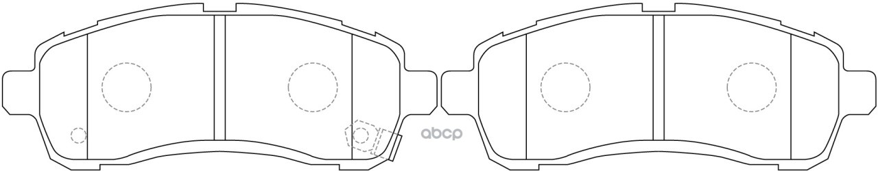 Колодки дисковые MAZDA Demio 1.3/1.5L DE3AS/DE3FS/DY5FS 07- BP20544 SB Nagamochi арт. BP20544