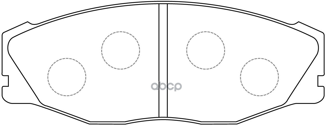 Колодки дисковые TOYOTA Comfort GS130/YS130 91-95, Crown GS130G/H/MS130/GS136V/LS130/LS130G BP21157 SB Nagamochi арт. BP21157