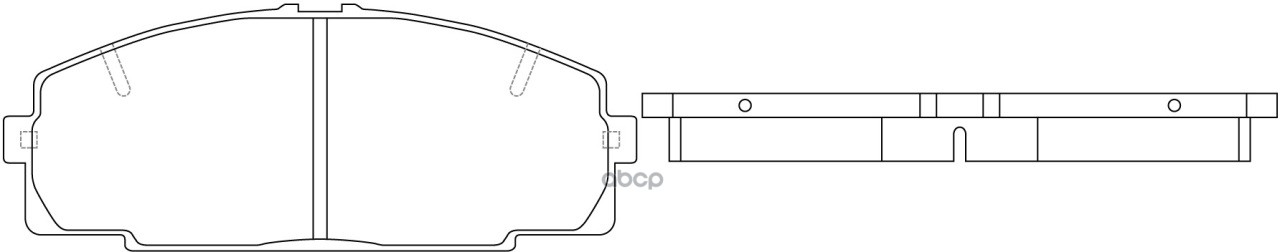 Колодки тормозные передние TOYOTA HIACE 2.0-2.7 84- BP21237 SB Nagamochi арт. BP21237
