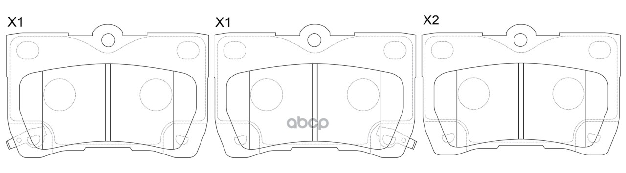 Колодки тормозные дисковые задние SB Nagamochi арт. BP21494
