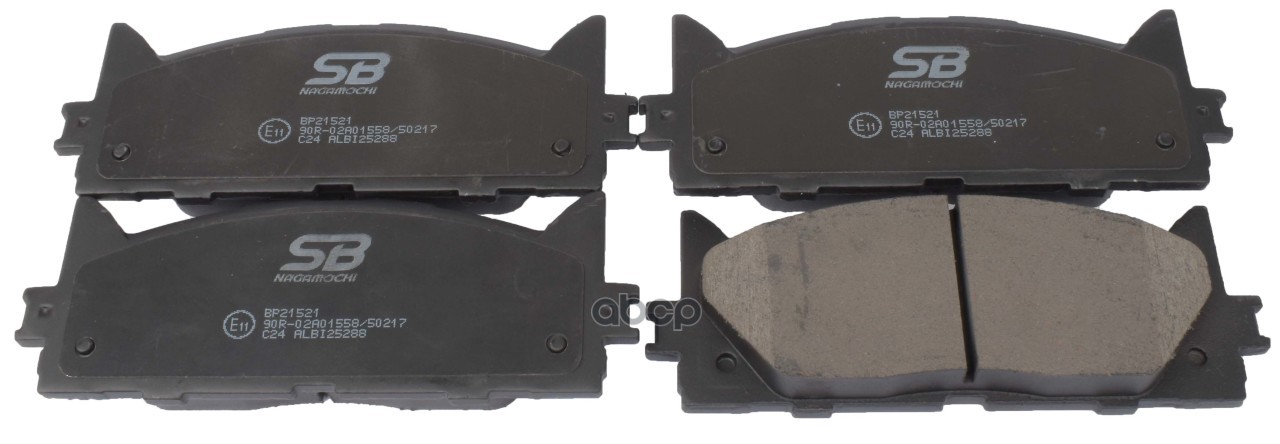 Колодки тормозные передние TOYOTA CAMRY V40 06-/V50 11-/LEXUS ES 240/350 06- BP21521 SB Nagamochi арт. BP21521