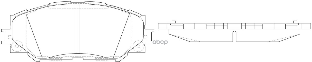 Колодки тормозные дисковые передние SB Nagamochi арт. BP21524