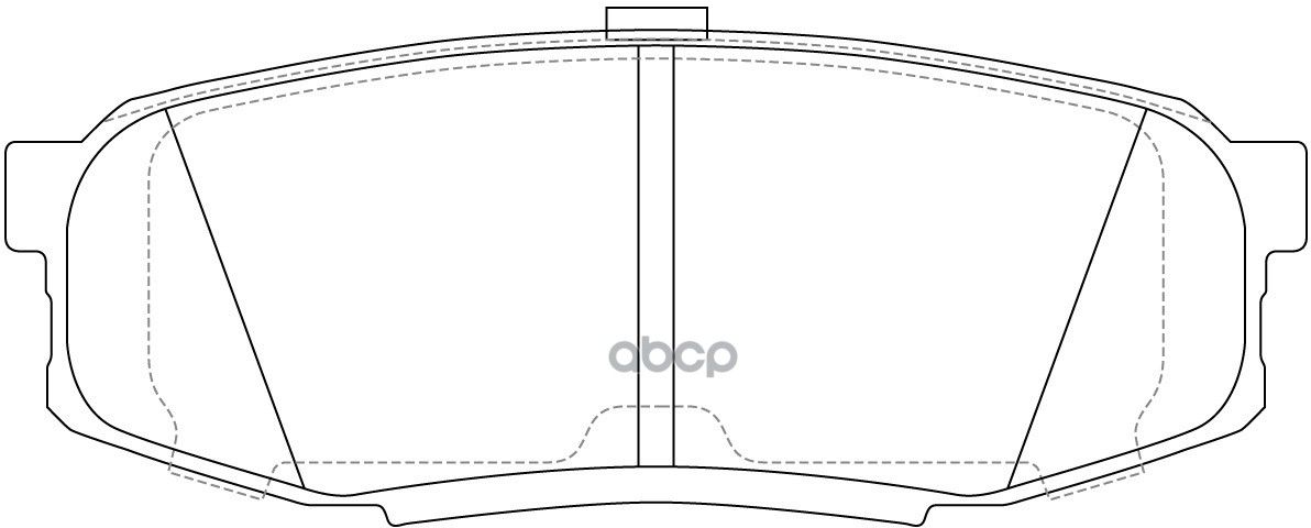 Колодки тормозные дисковые задние SB Nagamochi арт. BP21542