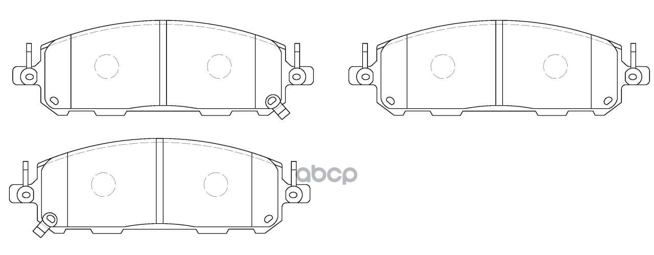 Колодки Тормозные Дисковые Передние К-Т Infiniti Qx60 Ii  Mitsubishi Outlander  Nissan Pathfinder  Q SB Nagamochi арт. bp22018