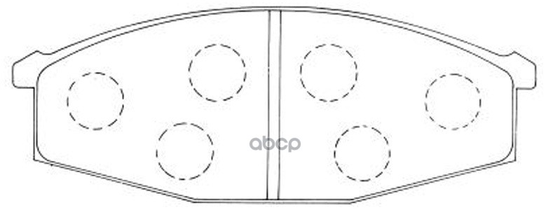 Колодки Тормозные Дисковые Передние К-Т Nissan Safari 2.7/2.8/3.0/3.3L Wyy60 94-98  Vr/Brg/Vrg161 83 SB Nagamochi арт. bp22132