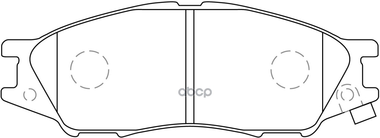 Колодки тормозные передние NISSAN ALMERA CLASSIC 06- BP22435 SB Nagamochi арт. BP22435
