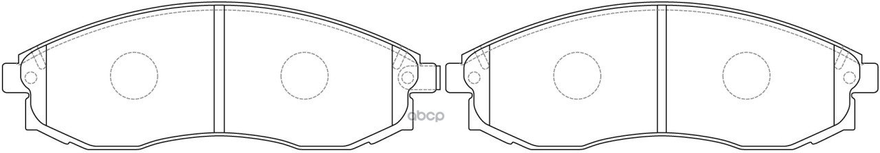 Колодки Тормозные Дисковые Передние К-Т Mitsubishi » L200 01.96~03.06   Strakar 09.96~07.01  Triton SB Nagamochi арт. bp22824