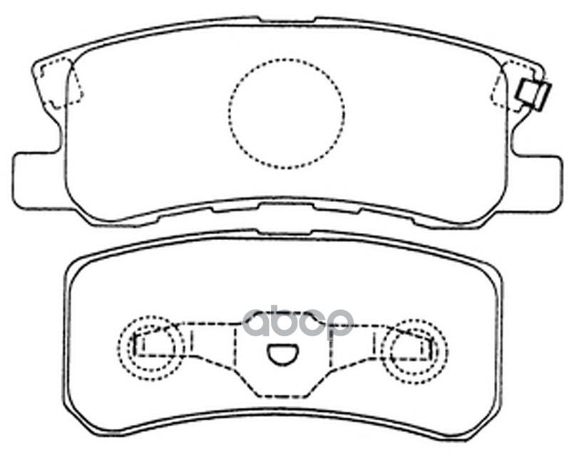 Колодки тормозные дисковые задние к-т MITSUBISHI OUTLANDER 2.4 2006 - 2012  MITSUBISHI OUTLANDER 2.4 SB Nagamochi арт. bp23450