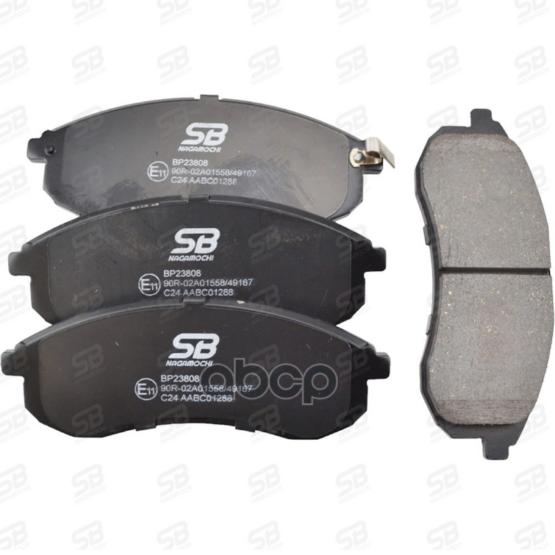 Колодки тормозные дисковые к-т MITSUBISHI L200 01.96~01.07 SB Nagamochi арт. bp23808