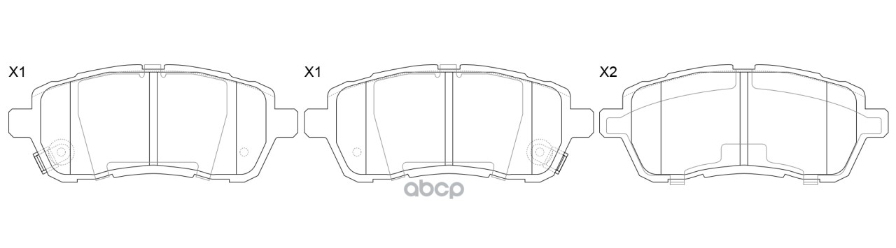 Колодки тормозные дисковые передние SB Nagamochi арт. BP25544