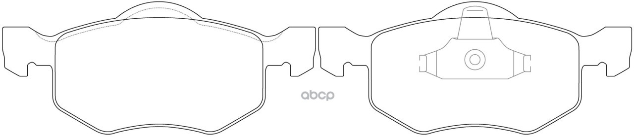 Колодки тормозные передние FORD MAVERICK 03/MAZDA TRIBUTE 00 BP25805 SB Nagamochi арт. BP25805