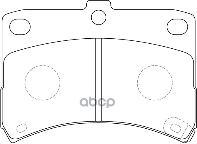 Колодки тормозные дисковые Daihatsu Cuore 1.0i 98-03 BP26429 SB Nagamochi арт. BP26429