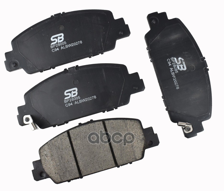 Колодки тормозные дисковые передние к-т HONDA ACCORD 2.4 2014 - по наст. время SB Nagamochi арт. bp28005