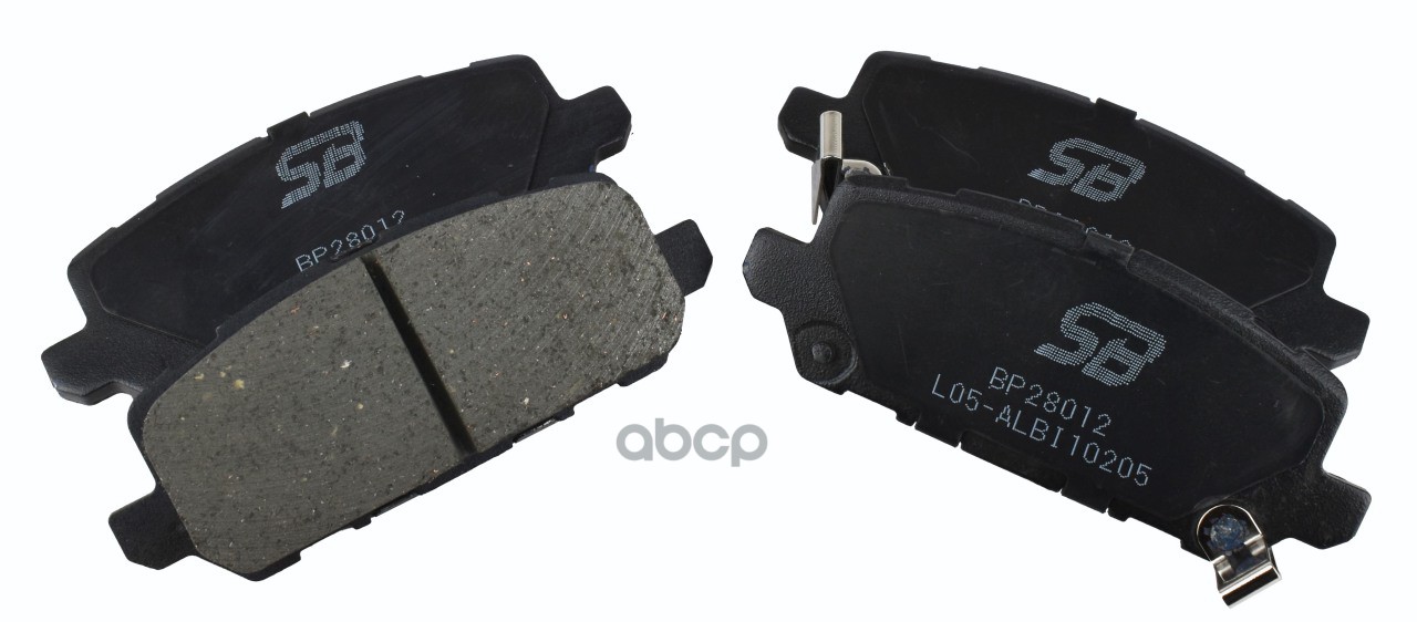 Колодки тормозные дисковые задние SB Nagamochi арт. BP28012