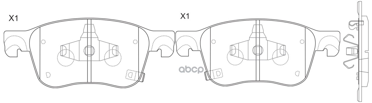 Колодки тормозные SB Nagamochi арт. BP28021