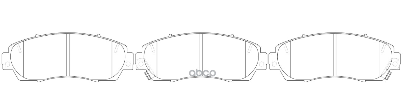 Колодки тормозные дисковые передние SB Nagamochi арт. BP28802