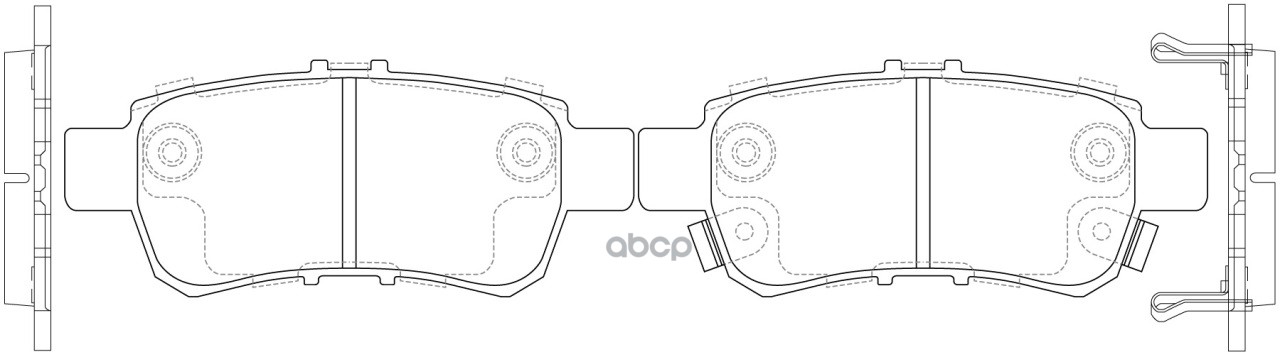 Колодки тормозные SB Nagamochi арт. BP28810
