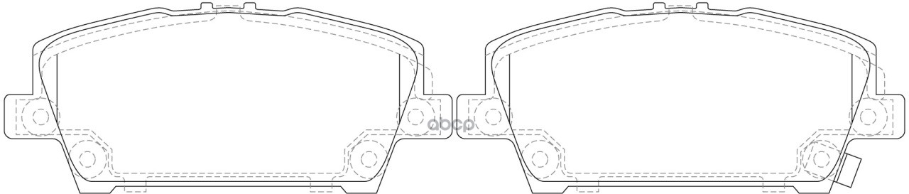 Колодки тормозные передние HONDA CIVIC Hatchback 05- BP28866 SB Nagamochi арт. BP28866