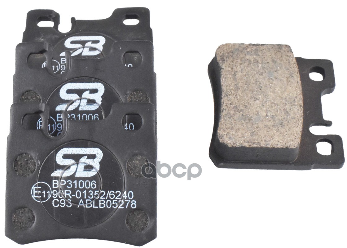 Колодки тормозные дисковые задние SB Nagamochi арт. BP31006