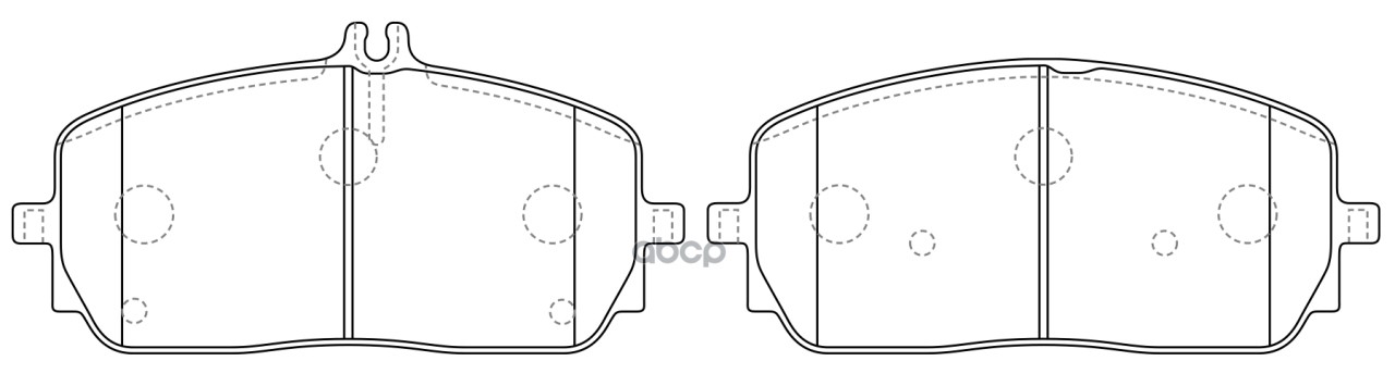 Колодки тормозные MERCEDES-BENZ A 180 04.18-, MERCEDES-BENZ B 200 12.18-, MERCEDES-BENZ CLA 180 AMG 03.19- BP31048 SB Nagamoc...
