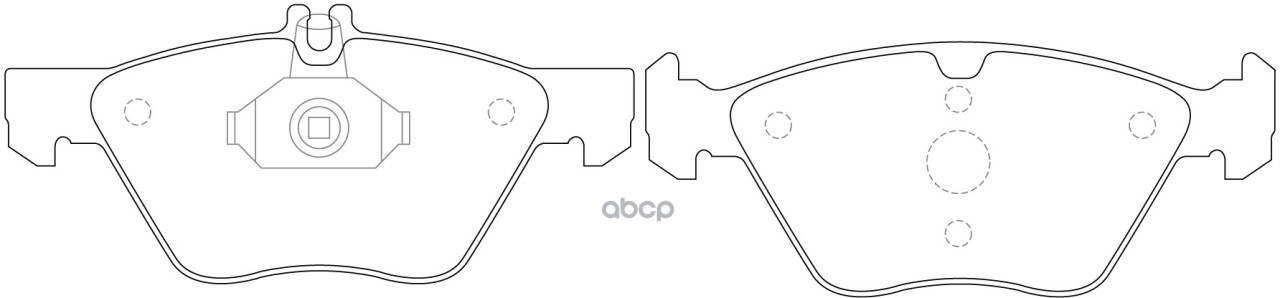 Колодки тормозные передние MERCEDES W210/211/208 200-320 BP31166 SB Nagamochi арт. BP31166