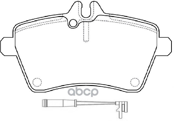 Колодки тормозные передние MERCEDES A-CLASS W169/B-CLASS W245 1.5-2.0 04- BP31489W SB Nagamochi арт. BP31489W