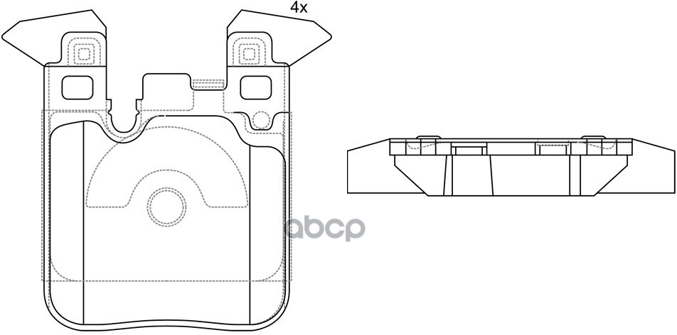Колодки тормозные дисковые задние SB Nagamochi арт. BP32004