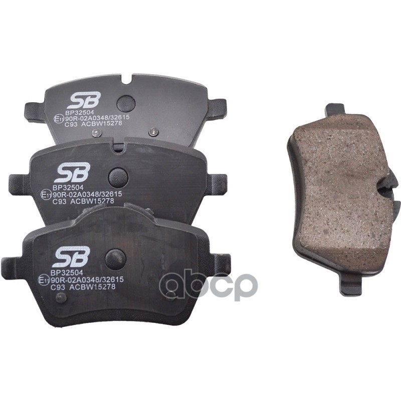 Колодки тормозные Mini Cooper 1.6L 07-, Clubman 1.6L BP32504 SB Nagamochi арт. BP32504