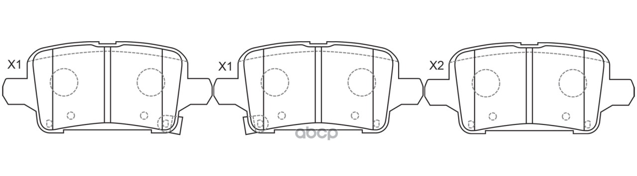 Колодки тормозные дисковые к-т Buick (Gm)_Lacrosse 4Z#79 (2016-...)/Regal 4Z2 (2017-2020)/Chevrolet_ SB Nagamochi арт. bp34010