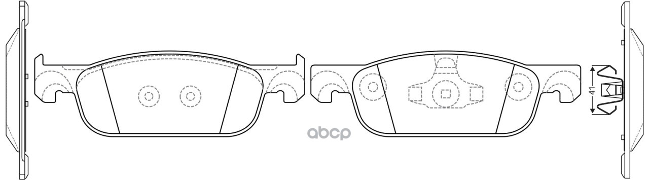 Колодки тормозные дисковые передние SB Nagamochi арт. BP43005
