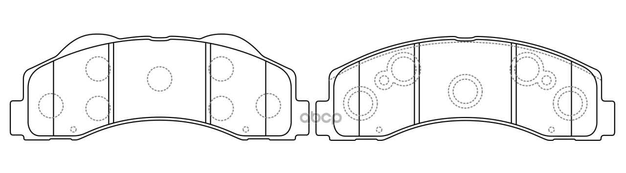 Колодки тормозные дисковые передние к-т FORD Expedition 01.04~01.17  FORD F-150 2011-2020  LINCOLN N SB Nagamochi арт. bp51003