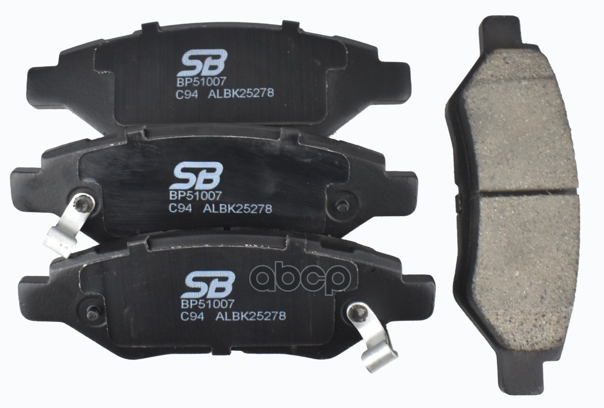 Колодки тормозные дисковые задние SB Nagamochi арт. BP51007