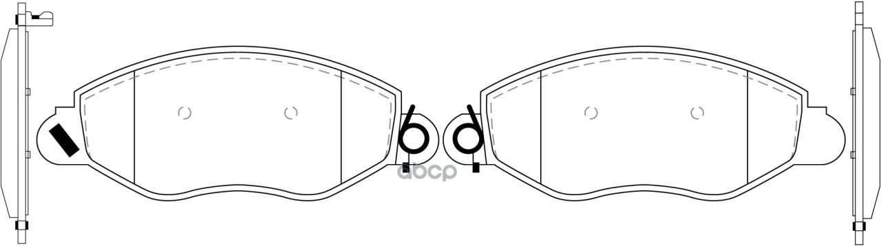 Колодки Тормозные Дисковые | Перед | SB Nagamochi арт. BP51162