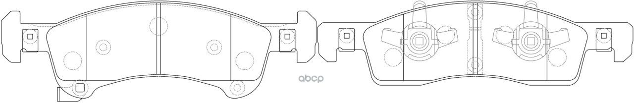 Колодки тормозные дисковые передние к-т LINCOLN Navigator03.02~08.04 B5   Eng: 5.4L T54SDEM  08.04~0 SB Nagamochi арт. bp51416