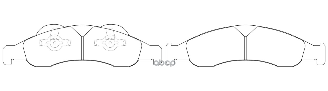 Колодки тормозные LINCOLN Navigator 08.04-08.14 B5 , 5.4L T54USEM BP51608 SB Nagamochi арт. BP51608