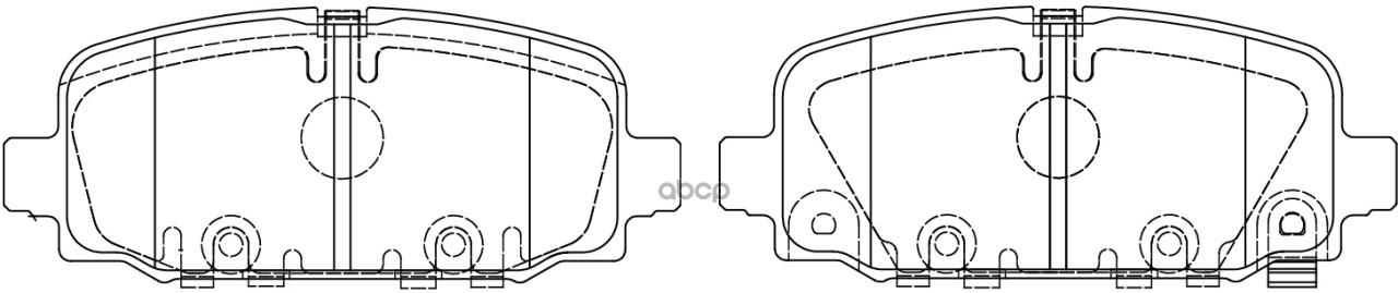 Колодки тормозные дисковые задние SB Nagamochi арт. BP52017