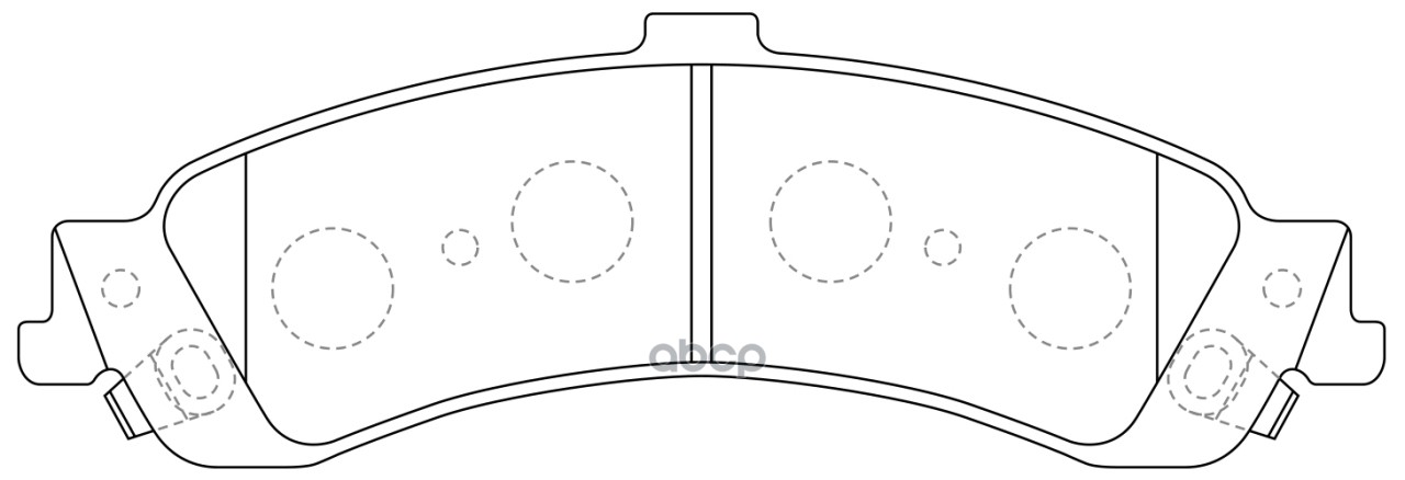 Колодки Тормозные Дисковые Задние К-Т Chevrolet Tahoe 5.3 2003 - 2006  Chevrolet Tahoe 5.3 2002 - 20 SB Nagamochi арт. bp52056