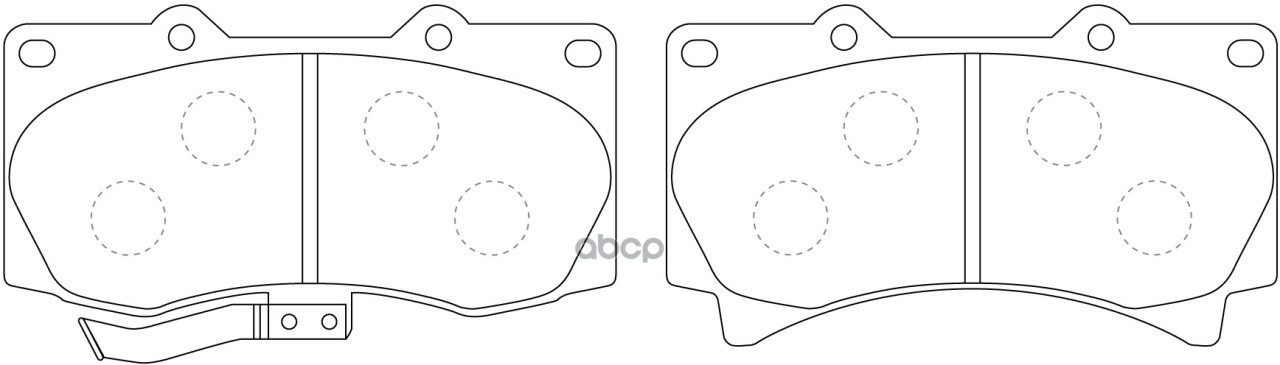 Колодки дисковые HUMMER H3 3.5L 05-, 5.3L 08- BP52498 SB Nagamochi арт. BP52498