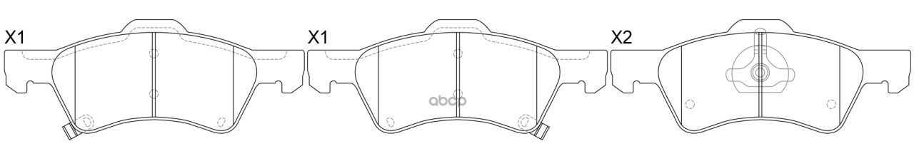 Колодки тормозные дисковые передние SB Nagamochi арт. BP53321