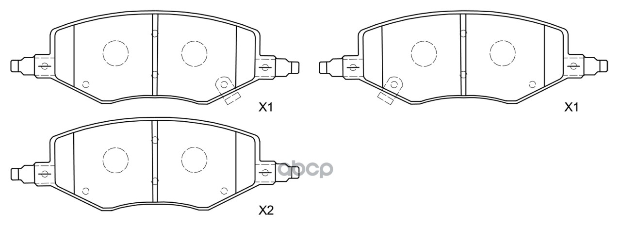 Колодки тормозные дисковые передние SB Nagamochi арт. BP80018
