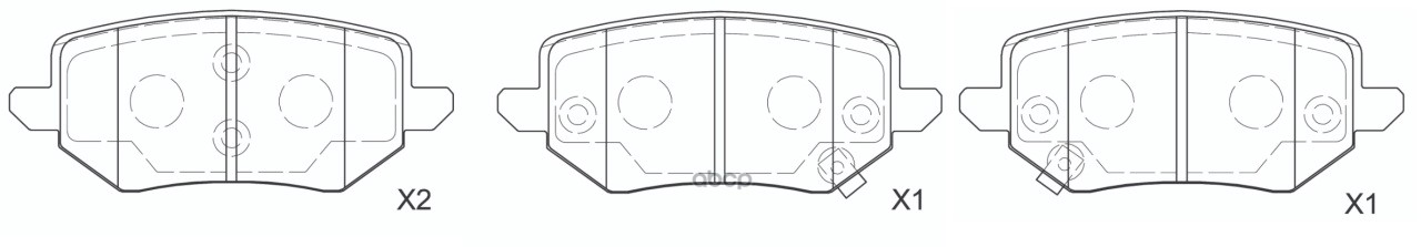 Колодки тормозные дисковые задние SB Nagamochi арт. BP80028