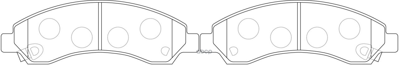 Колодки тормозные дисковые передние SB Nagamochi арт. BP83502