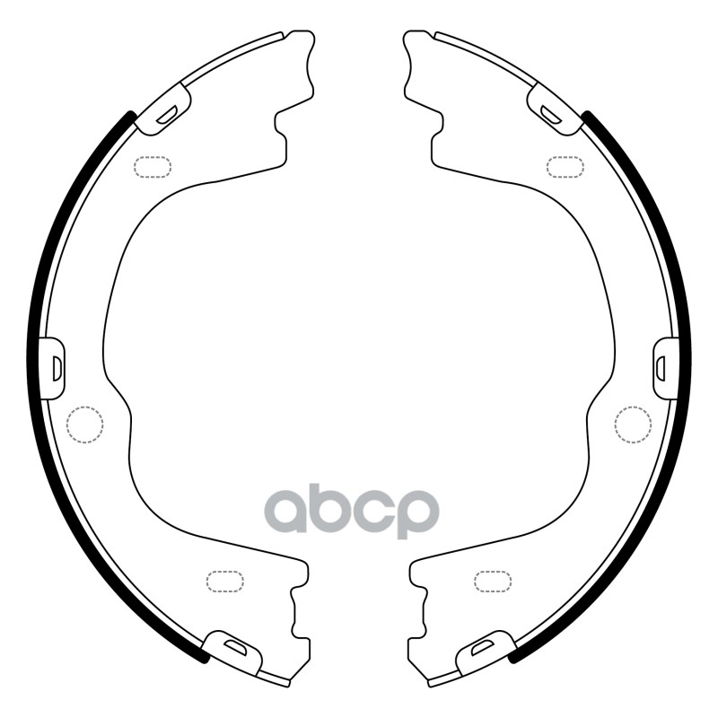 Колодки стояночного тормоза HYUNDAI H1/ iX55 08- BS11018 SB Nagamochi арт. BS11018