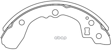 Колодки тормозные барабанные задние к-т KIA  Mentor 09.95~03.01  KIA   »   Sephia Sedan 12.98~09.04 SB Nagamochi арт. bs11172